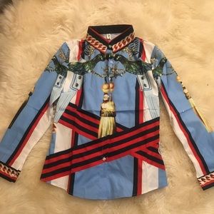 💎Sm Petite-Chain Print Shirt💎